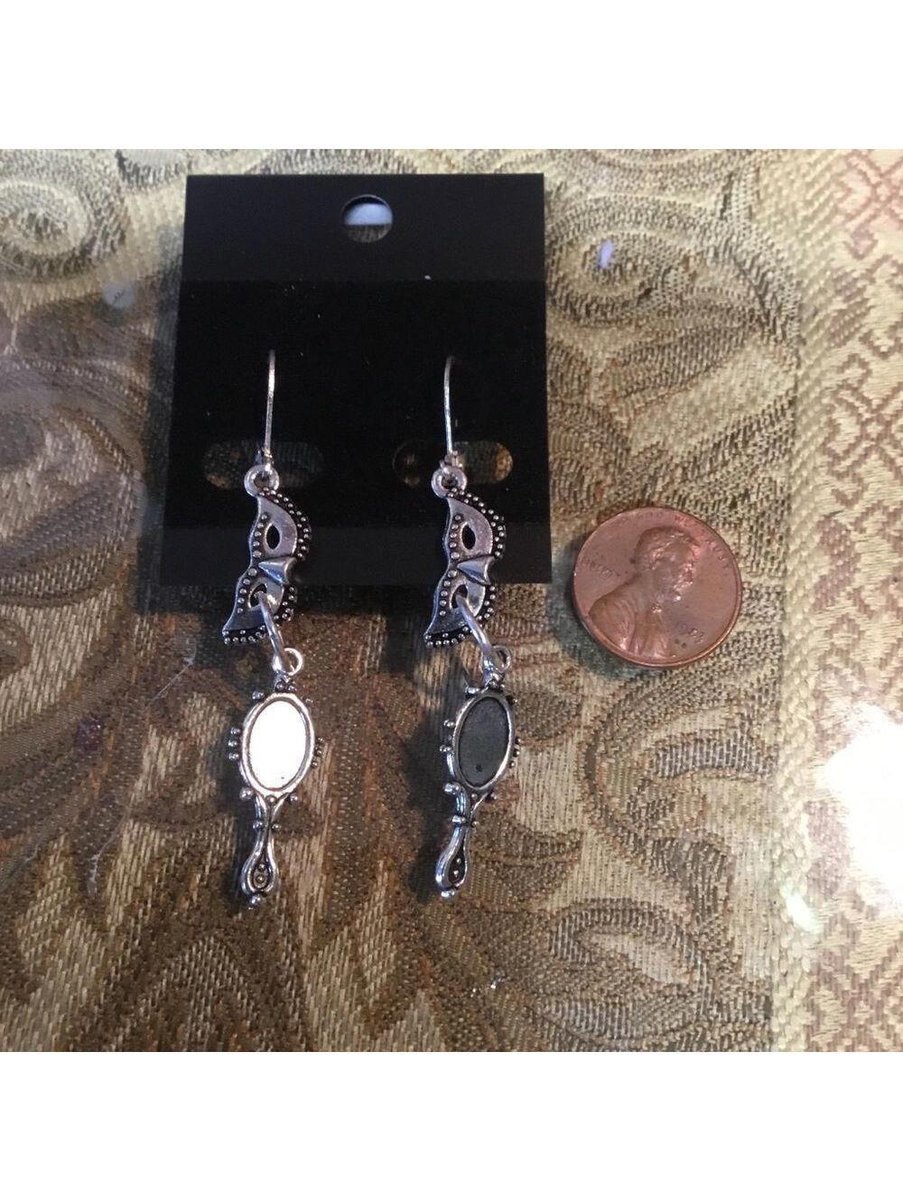 Mask And Mirror Earrings